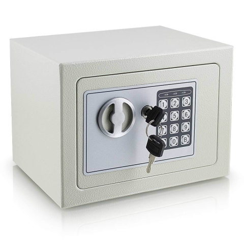 SEJF ELEKTRONICZNY JASNOSZARY SEJF ELEKTRONICZNY JASNOSZARY