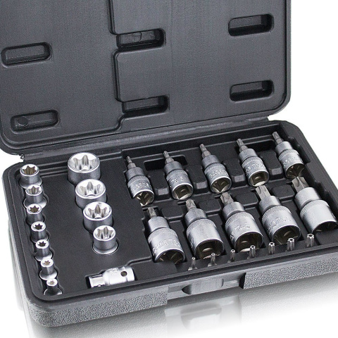 KLUCZE NASADOWE TORX 30 SZTUK KLUCZE NASADOWE TORX 30 SZTUK