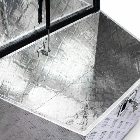 SKRZYNIA SKRZYNKA NA NARZĘDZIA ALUMINIOWA 120L SKRZYNIA SKRZYNKA NA NARZĘDZIA ALUMINIOWA 120L
