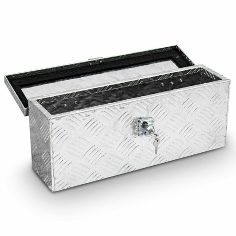 SKRZYNIA SKRZYNKA NA NARZĘDZIA ALUMINIOWA 15 L SKRZYNIA SKRZYNKA NA NARZĘDZIA ALUMINIOWA 15 L