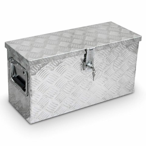 SKRZYNIA SKRZYNKA NA NARZĘDZIA ALUMINIOWA 40 L SKRZYNIA SKRZYNKA NA NARZĘDZIA ALUMINIOWA 40 L