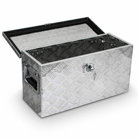 SKRZYNIA SKRZYNKA NA NARZĘDZIA ALUMINIOWA 40 L SKRZYNIA SKRZYNKA NA NARZĘDZIA ALUMINIOWA 40 L
