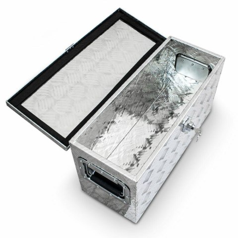 SKRZYNIA SKRZYNKA NA NARZĘDZIA ALUMINIOWA 40 L SKRZYNIA SKRZYNKA NA NARZĘDZIA ALUMINIOWA 40 L