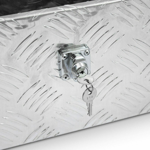 SKRZYNIA SKRZYNKA NA NARZĘDZIA ALUMINIOWA 50L SKRZYNIA SKRZYNKA NA NARZĘDZIA ALUMINIOWA 50L
