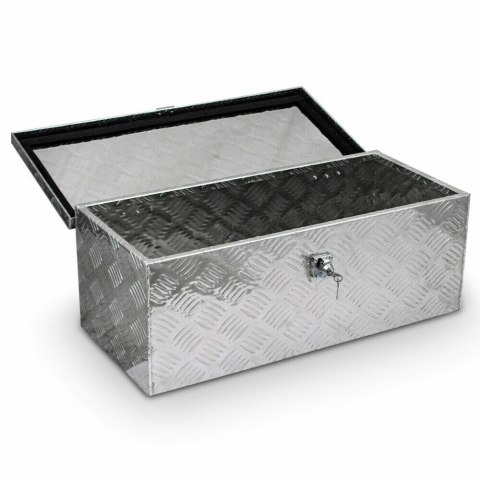 SKRZYNIA SKRZYNKA NA NARZĘDZIA ALUMINIOWA 50L SKRZYNIA SKRZYNKA NA NARZĘDZIA ALUMINIOWA 50L