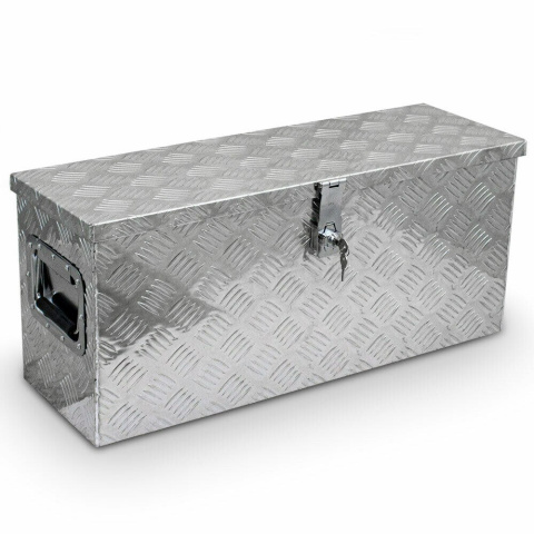 SKRZYNIA SKRZYNKA NA NARZĘDZIA ALUMINIOWA 60L SKRZYNIA SKRZYNKA NA NARZĘDZIA ALUMINIOWA 60L