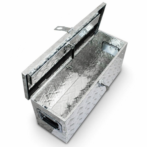 SKRZYNIA SKRZYNKA NA NARZĘDZIA ALUMINIOWA 60L SKRZYNIA SKRZYNKA NA NARZĘDZIA ALUMINIOWA 60L