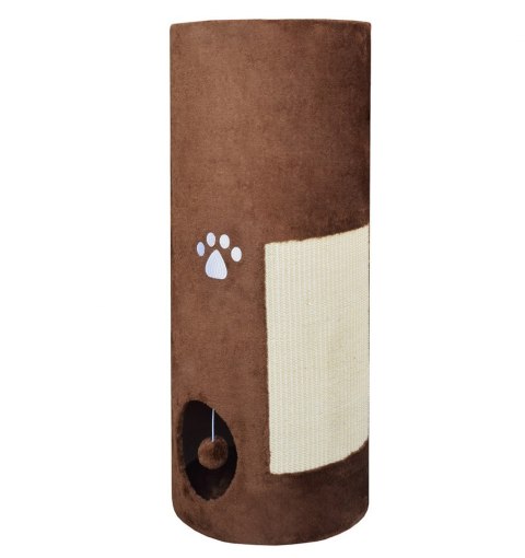 DRAPAK TUBA DLA KOTA 100CM BRĄZOWA PLUSZ DRAPAK TUBA DLA KOTA 100CM BRĄZOWA PLUSZ
