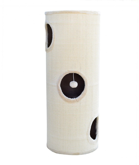 DRAPAK WIEŻA TUBA 100CM DLA KOTA LEGOWISKO BEŻOWA DRAPAK WIEŻA TUBA 100CM DLA KOTA LEGOWISKO BEŻOWA