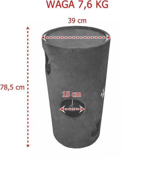 DRAPAK TUBA PLAC ZABAW DLA KOTÓW LEGOWISKO MATA DO SPANIA 78CM DRAPAK TUBA PLAC ZABAW DLA KOTÓW LEGOWISKO MATA DO SPANIA 78CM