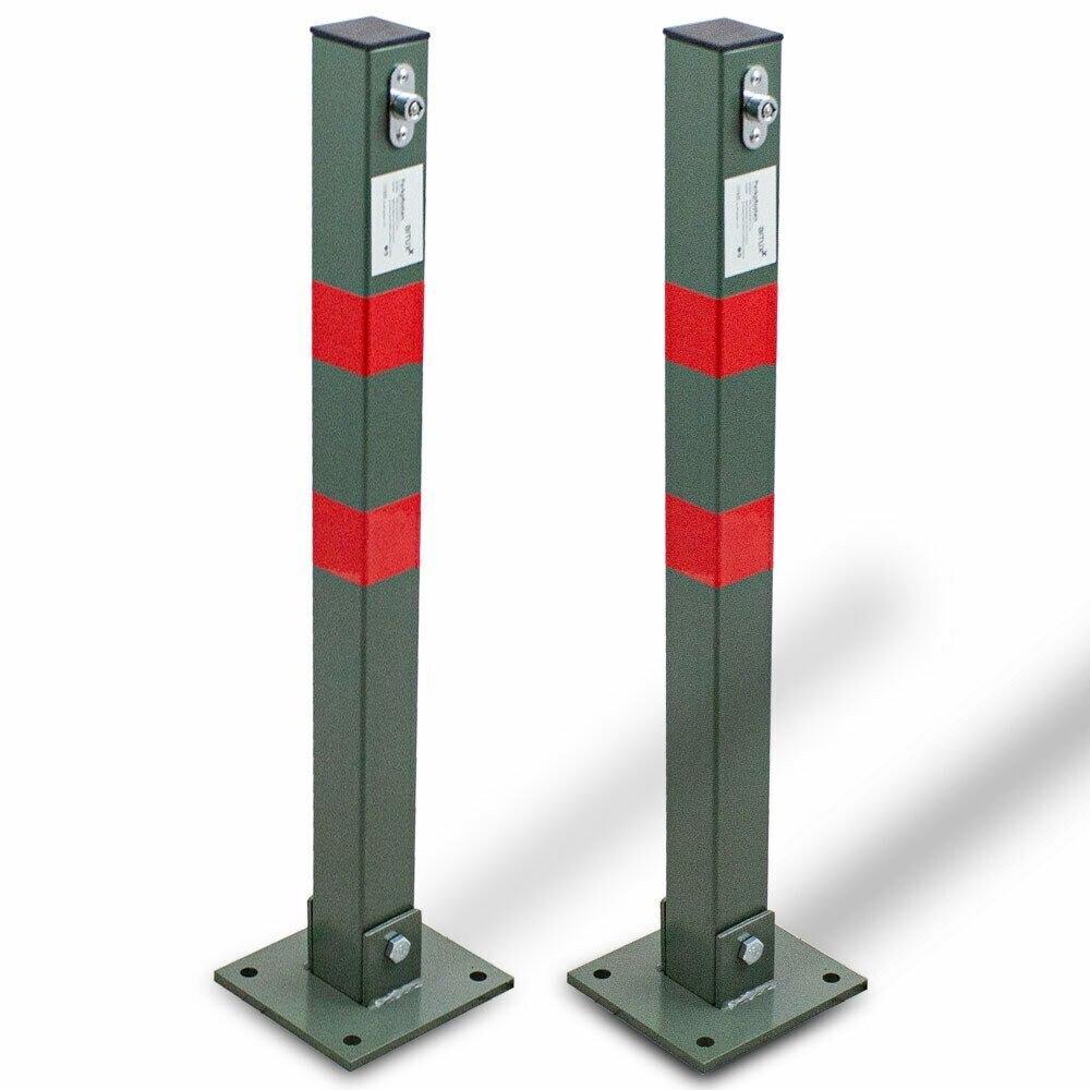 Blokada Parkingowa Pojedyncza Słupek 65cm Składana Blokada Parkingowa Pojedyncza Słupek 65cm Składana