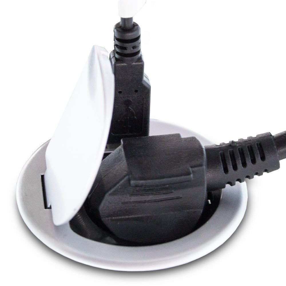 SOLIDNE GNIAZDO STOŁOWE Z USB 1 GNIAZDO LISTWA BLATOWA NA BLACIE SOLIDNE GNIAZDO STOŁOWE Z USB 1 GNIAZDO LISTWA BLATOWA NA BLACIE