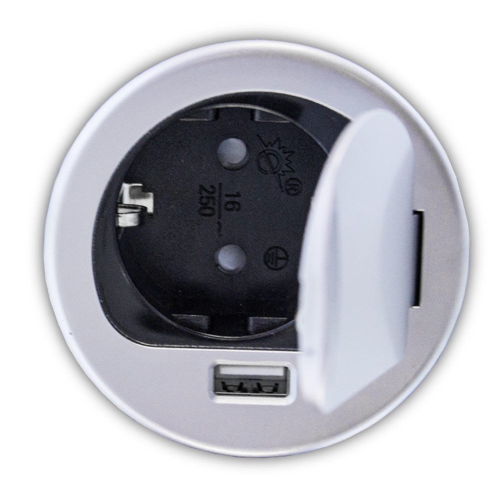 SOLIDNE GNIAZDO STOŁOWE Z USB 1 GNIAZDO LISTWA BLATOWA NA BLACIE SOLIDNE GNIAZDO STOŁOWE Z USB 1 GNIAZDO LISTWA BLATOWA NA BLACIE