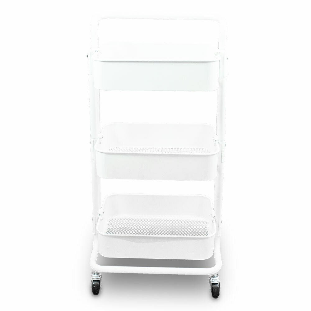 Mobilny Koszyk Regał kuchenny Wózek Szary na Kółkach Przybornik Mobilny Koszyk Regał kuchenny Wózek Szary na Kółkach Przybornik