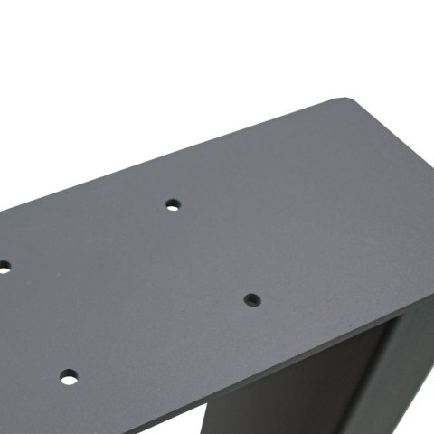 CZARNE NOGI OD STOŁU PODPÓRKI W KSZTAŁCIE U 64X40 CM SOLIDNE CZARNE NOGI OD STOŁU PODPÓRKI W KSZTAŁCIE U 64X40 CM SOLIDNE