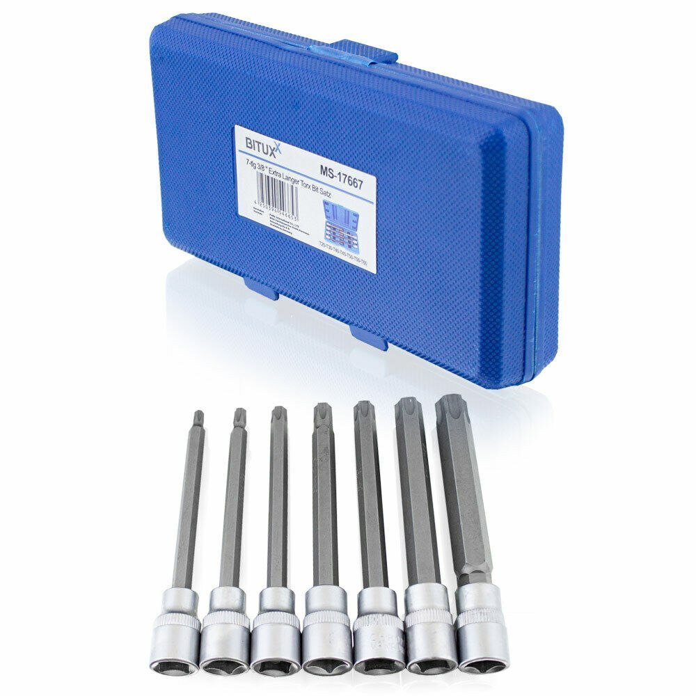 ZESTAW NASADEK TORX 7 ELEMENTÓW 3/8'' T25-T60 W NIEBIESKIEJ WALIZCE ZESTAW NASADEK TORX 7 ELEMENTÓW 3/8'' T25-T60 W NIEBIESKIEJ WALIZCE