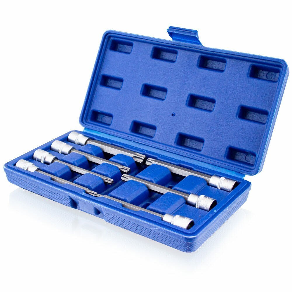 ZESTAW NASADEK TORX 7 ELEMENTÓW 3/8'' T25-T60 W NIEBIESKIEJ WALIZCE ZESTAW NASADEK TORX 7 ELEMENTÓW 3/8'' T25-T60 W NIEBIESKIEJ WALIZCE