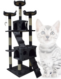 Drapak dla kota w łapki kolor ciemnoszary Duże Drzewko dla kota 170 cm