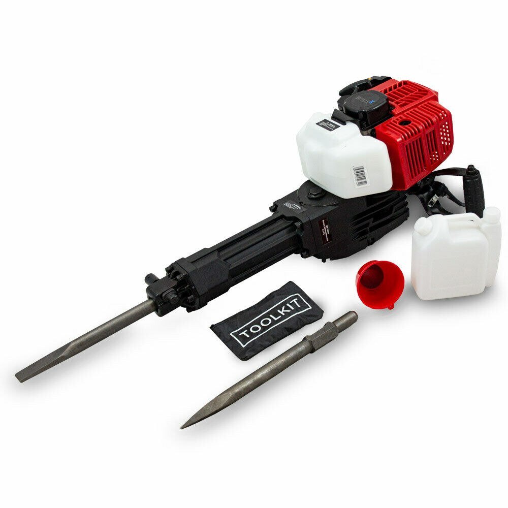 SPALINOWY MŁOT WYBURZENIOWY BITUXX Z DŁUTEM W ZESTAWIE 2,5HP SPALINOWY MŁOT WYBURZENIOWY BITUXX Z DŁUTEM W ZESTAWIE 2,5HP