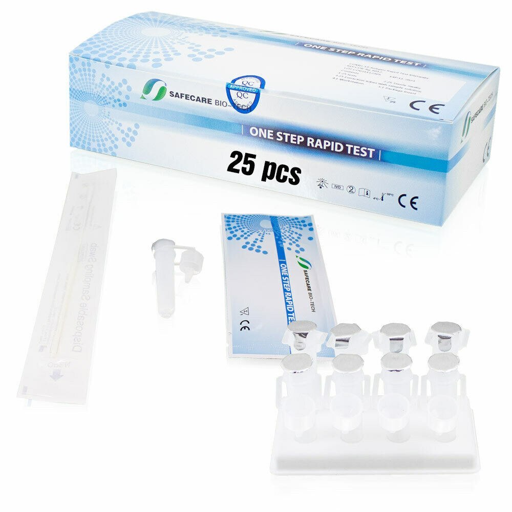 Zestaw 25 testów antygen covid-19