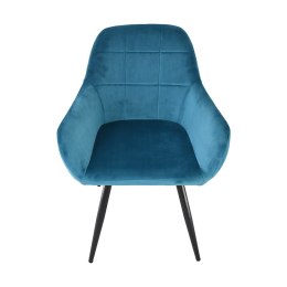 Turkusowe Fotele welurowe solidny materiał odporny na zabrudzenia zestaw foteli