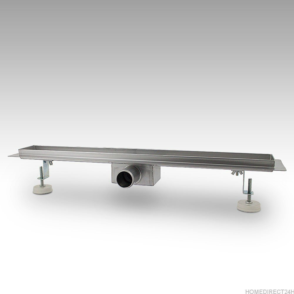 Odpływ Welle liniowy z niskim syfonem 110cm stal inox podłogowy Odpływ Welle liniowy z niskim syfonem 110cm stal inox podłogowy