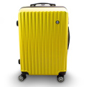 Zestaw walizek Komplet walizki 3szt XL+L+M żółty SET na kółkach