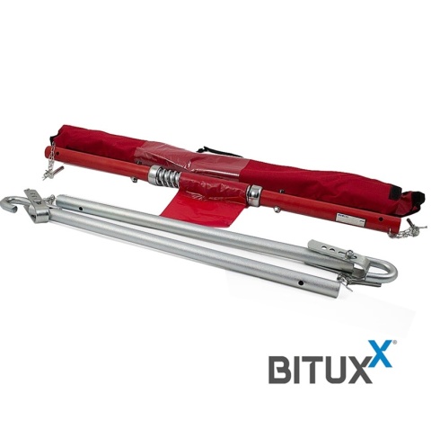 Sztywny hol Drążek holowniczy 3T ze sprężyną amortyzującą składany + pokrowiec Sztywny hol Drążek holowniczy 3T ze sprężyną amortyzującą składany + pokrowiec