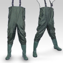 Wodery zielone do wody BITUXX Spodniobuty wędkarskie rozmiar 46