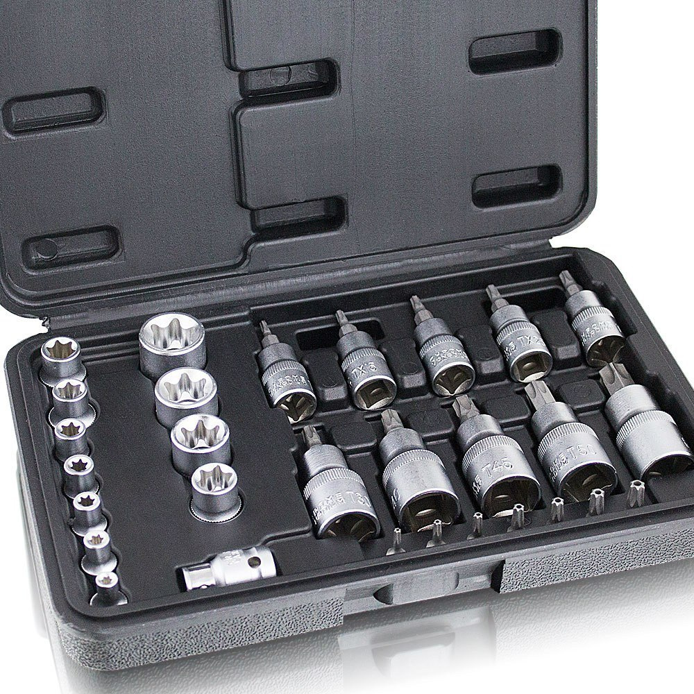 KLUCZE NASADOWE TORX 30 SZTUK KLUCZE NASADOWE TORX 30 SZTUK