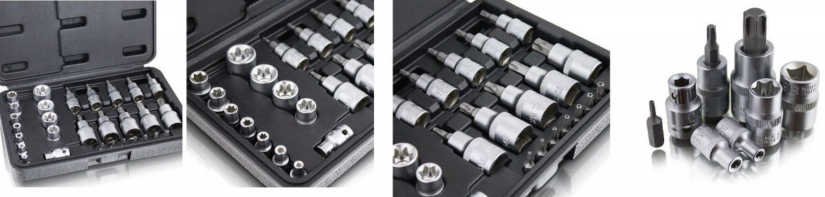 KLUCZE NASADOWE TORX 30 SZTUK KLUCZE NASADOWE TORX 30 SZTUK
