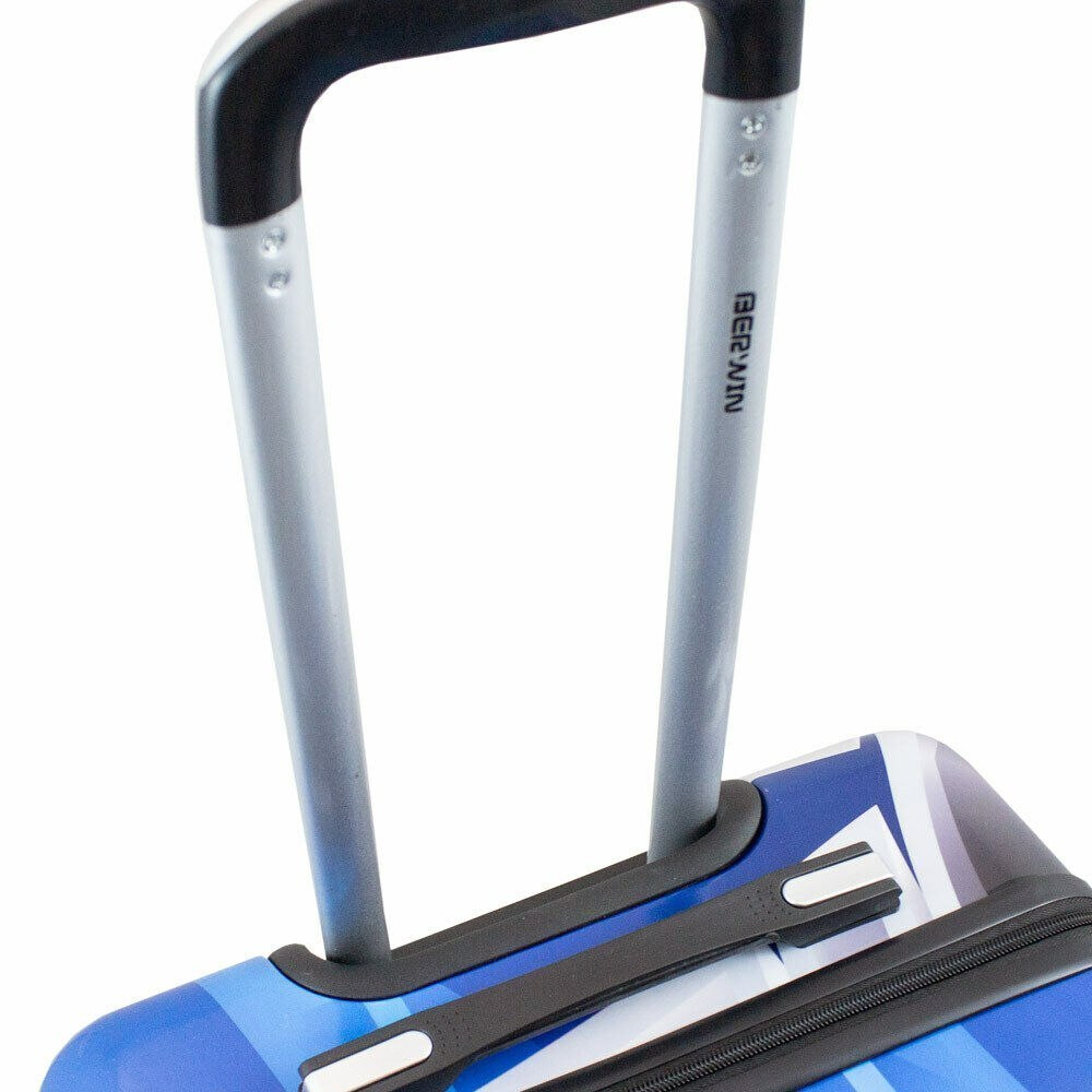 KOMPLET ZESTAW WALIZEK 3 SZT BERWIN BLUE&WHITE WALIZKI XL+L+M KOMPLET ZESTAW WALIZEK 3 SZT BERWIN BLUE&WHITE WALIZKI XL+L+M
