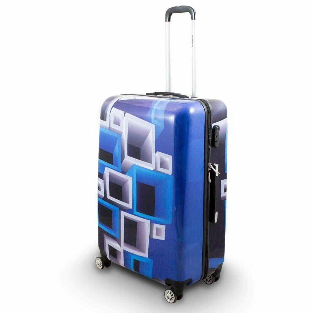 KOMPLET ZESTAW WALIZEK 3 SZT BERWIN BLUE&WHITE WALIZKI XL+L+M KOMPLET ZESTAW WALIZEK 3 SZT BERWIN BLUE&WHITE WALIZKI XL+L+M