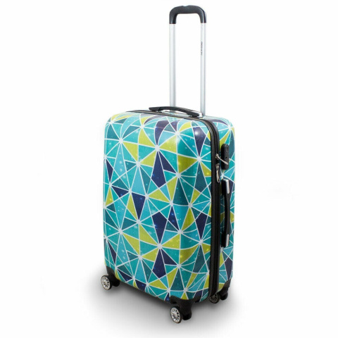 KOMPLET ZESTAW WALIZEK 3 SZT BERWIN COLORFUL DIAMOND WALIZKI XL+L+M KOMPLET ZESTAW WALIZEK 3 SZT BERWIN COLORFUL DIAMOND WALIZKI XL+L+M