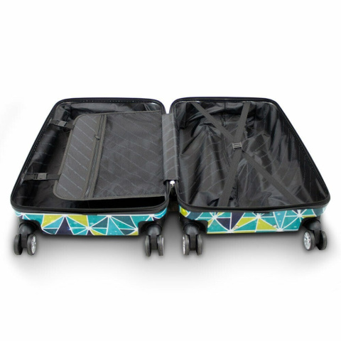 KOMPLET ZESTAW WALIZEK 3 SZT BERWIN COLORFUL DIAMOND WALIZKI XL+L+M KOMPLET ZESTAW WALIZEK 3 SZT BERWIN COLORFUL DIAMOND WALIZKI XL+L+M
