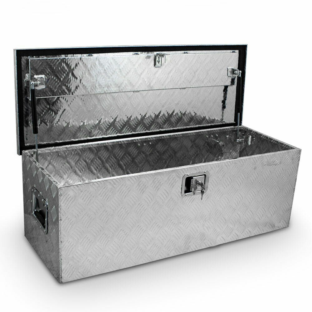 SKRZYNIA SKRZYNKA NA NARZĘDZIA ALUMINIOWA 160L SKRZYNIA SKRZYNKA NA NARZĘDZIA ALUMINIOWA 160L