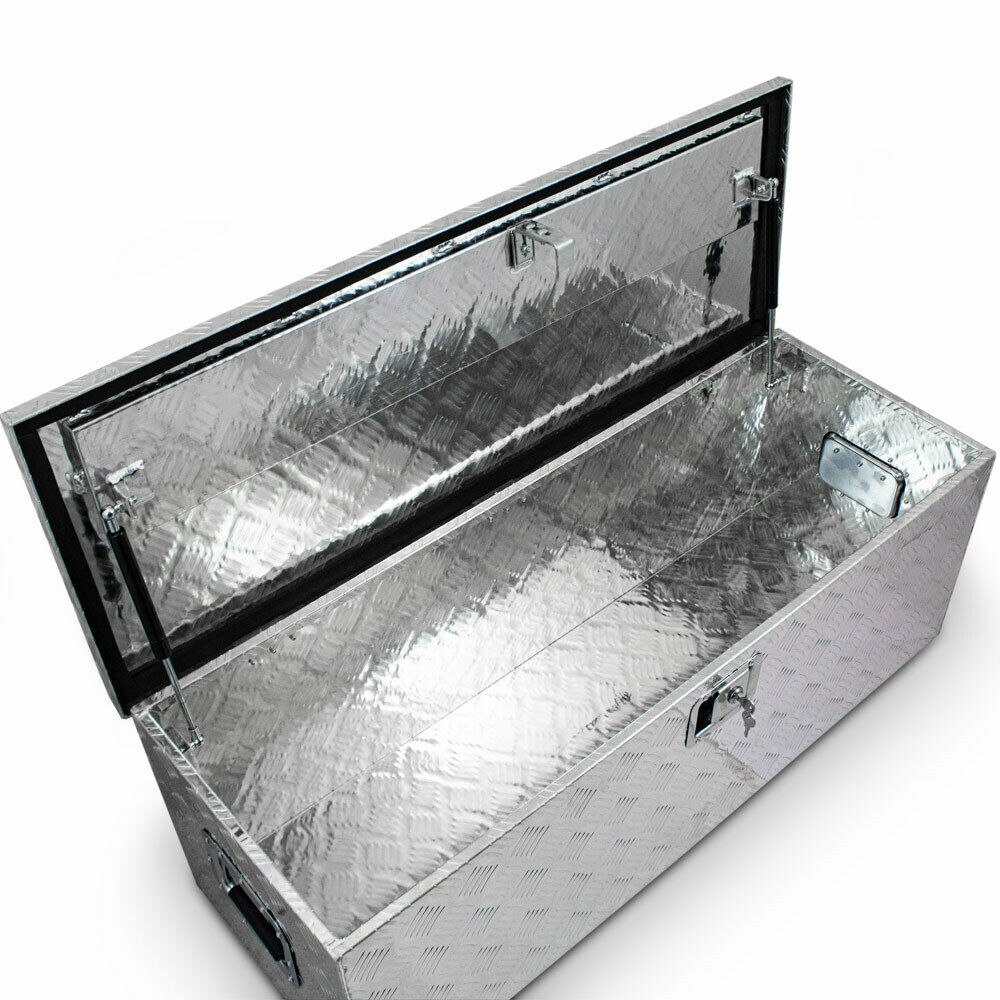 SKRZYNIA SKRZYNKA NA NARZĘDZIA ALUMINIOWA 160L SKRZYNIA SKRZYNKA NA NARZĘDZIA ALUMINIOWA 160L