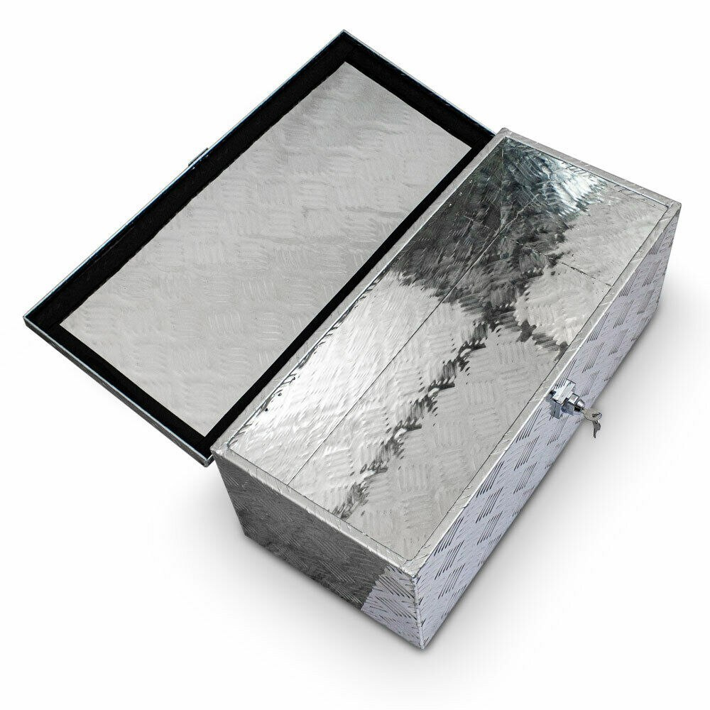 SKRZYNIA SKRZYNKA NA NARZĘDZIA ALUMINIOWA 50L SKRZYNIA SKRZYNKA NA NARZĘDZIA ALUMINIOWA 50L