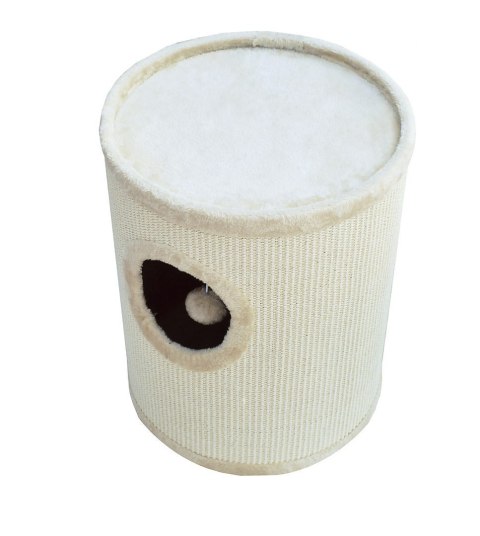 DRAPAK TUBA 50CM DLA KOTA LEGOWISKO MATA SIZALOWA WIEŻA BEŻOWY DRAPAK TUBA 50CM DLA KOTA LEGOWISKO MATA SIZALOWA WIEŻA BEŻOWY