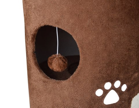 DRAPAK TUBA 58CM WIEŻA LEGOWISKO DLA KOTA PLUSZOWA MIĘKKA BRĄZOWE DRAPAK TUBA 58CM WIEŻA LEGOWISKO DLA KOTA PLUSZOWA MIĘKKA BRĄZOWE