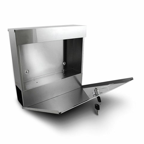 SKRZYNKA NA LISTY INOX STAL NIERDZEWNA GAZETNIK NA PRASĘ POCZTĘ SKRZYNKA NA LISTY INOX STAL NIERDZEWNA GAZETNIK NA PRASĘ POCZTĘ